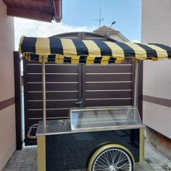 Zmrzlinový vozík ISA Carrettino Classic - Chladící a zmrzlinové vitríny - bazar 1