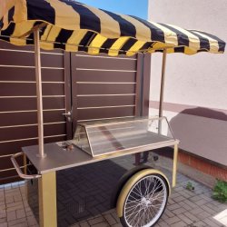 Zmrzlinový vozík ISA Carrettino Classic - Chladící a zmrzlinové vitríny - bazar 2