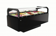 Mrazící automat na vydávání zmrzliny a mražených výrobků - Zmrzlinové vitríny  profesionální ventilované